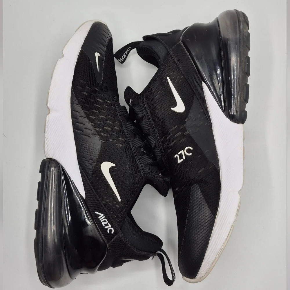 Nike Air Max 270 Triple Black Athletic Shoes
